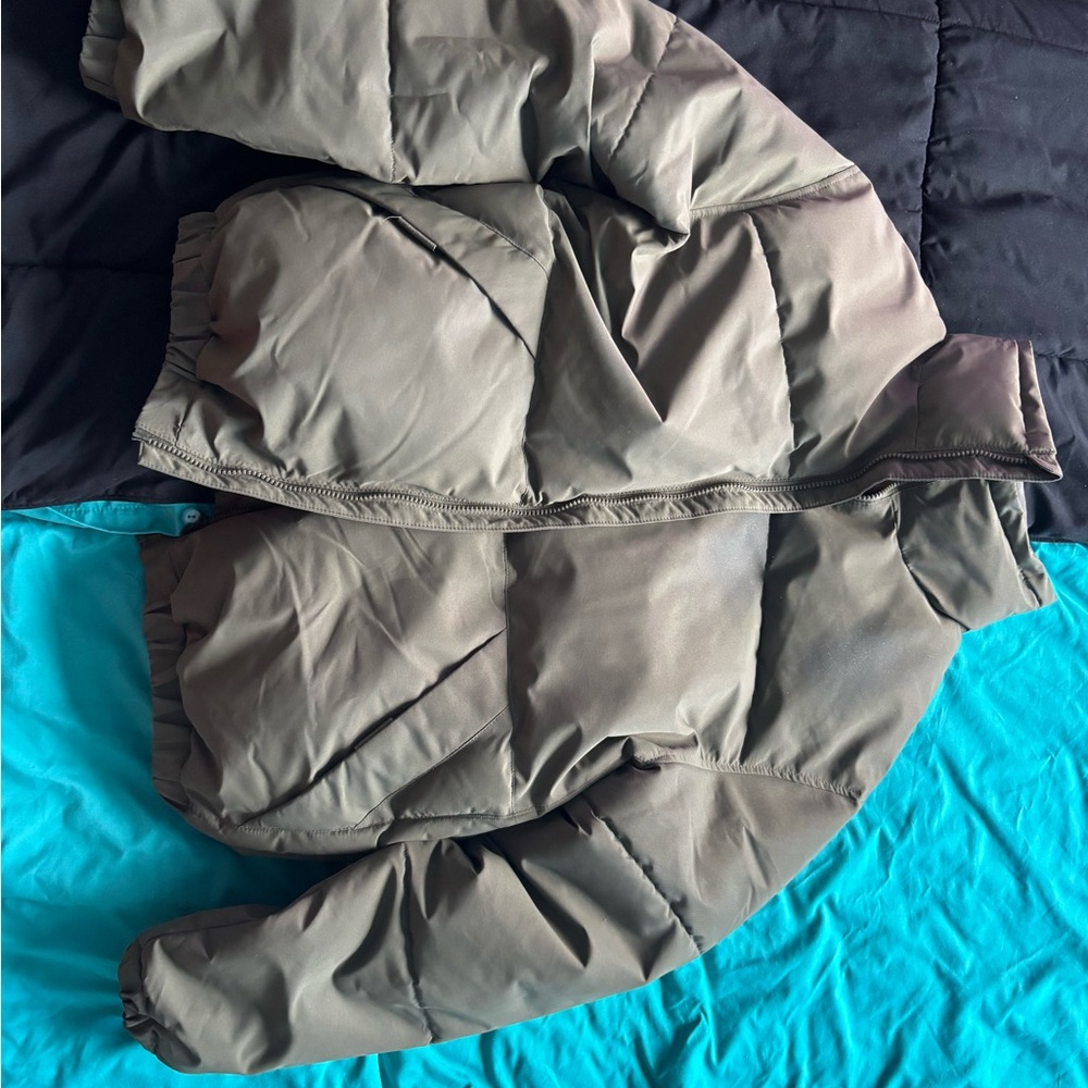 Nike Olive Green Puffer Jacket